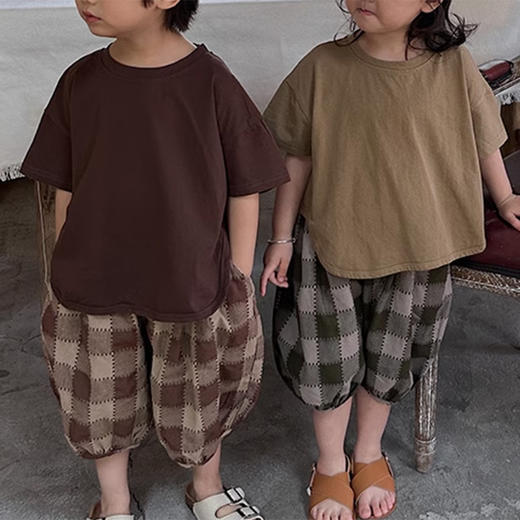 裁缝学苑TQ53新款2022韩国童装纯色短袖纸样 儿童t恤服装打板裁剪 商品图3