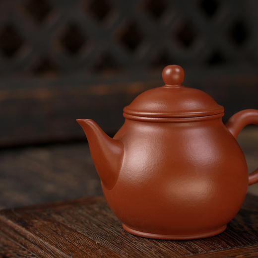 静兮壶 宜兴原矿茶壶紫砂壶功夫茶泡茶壶朱泥紫砂茶具仿古 商品图6