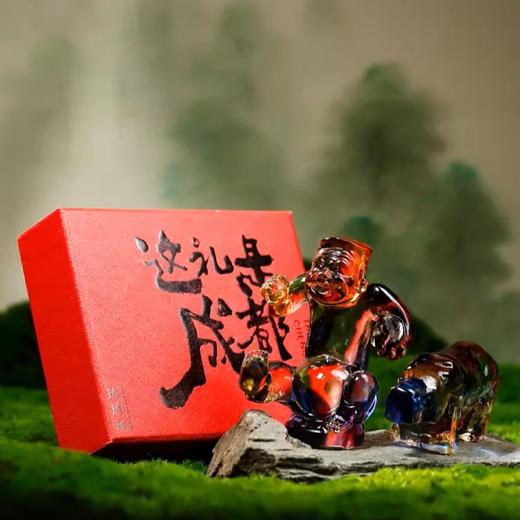 成都博物馆 馆藏文物琉璃摆件 博物馆文创礼品创意摆件成都纪念品 商品图4