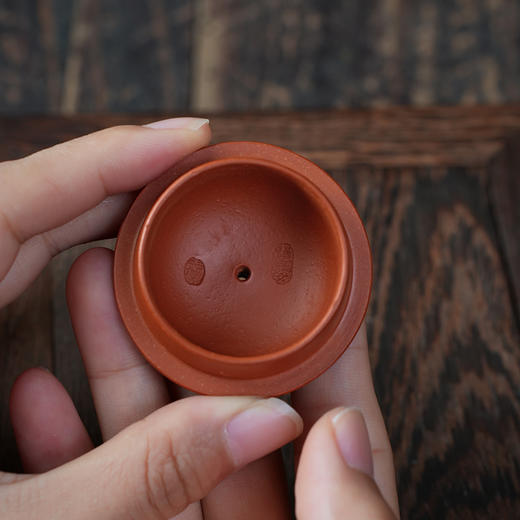 静兮壶 宜兴原矿茶壶紫砂壶功夫茶泡茶壶朱泥紫砂茶具仿古 商品图5