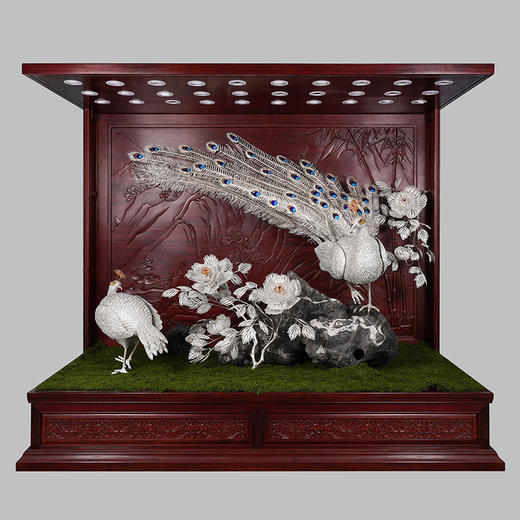 子佩集S999银手工银花丝【盛世风华】摆件大师工坊原创设计【SSFH】2406 商品图0