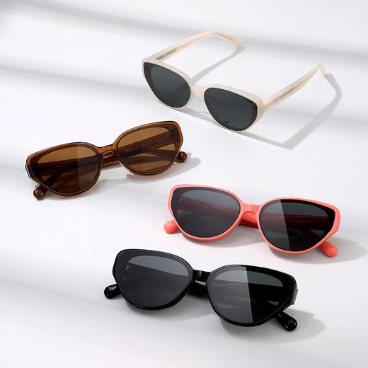 普莱斯新款太阳镜 PBS24017A  新颖猫眼造型 板材镜框TAC镜片 男女同款 四色可选 商品图3