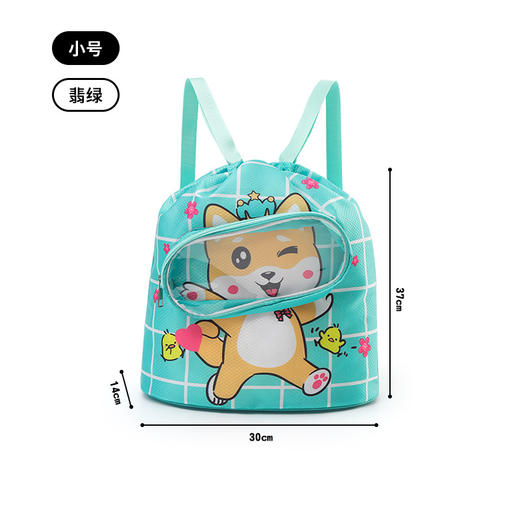 【大容量出游 萌趣游泳包】儿童游泳包 学生可爱卡通双肩背包 男女手提双层 干湿分离防水收纳袋-QQ 商品图14