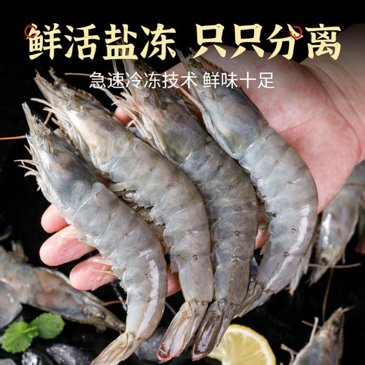 心选丨大黄鲜森冷冻秘鲁20/30海虾海鲜水产大虾1.8kg/箱 商品图3