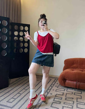 假两件T恤的实力派穿搭