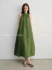 shyshystill/shy202404045/夏日高品质亚麻凉爽挂脖两色遮副乳长裙连衣裙 商品缩略图0
