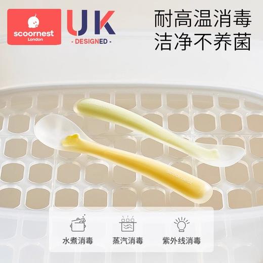 科巢宝宝硅胶勺子新生婴儿喂水果泥喂奶吃饭辅食碗硅胶小软勺儿童餐具 商品图4