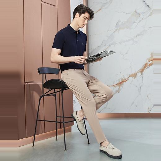 【高端系列】柒牌索罗娜休闲裤男2024夏季新款中青年高弹直筒长裤126H72680 商品图3