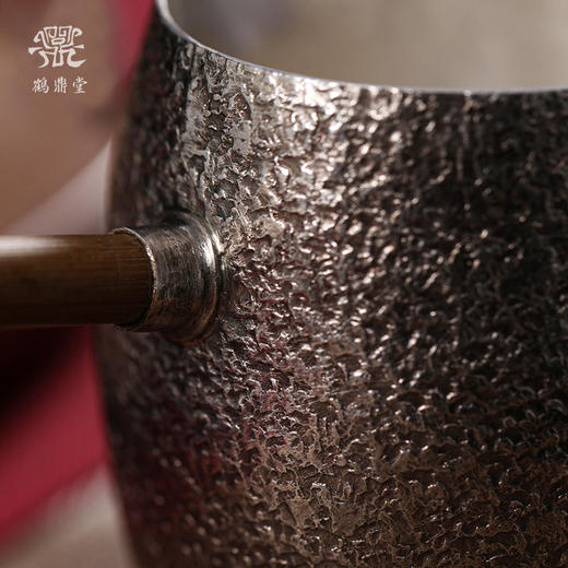 鹤鼎堂闻天系列维鹊麻纹公杯（银色）（缺货） 商品图4