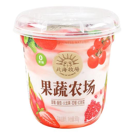 北海牧场草莓混合发酵乳300g 商品图0
