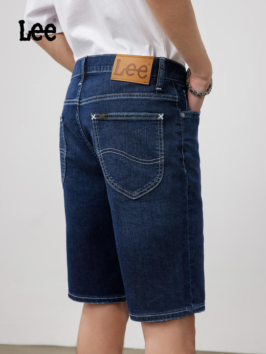 Lee商场同款春夏深蓝色男士牛仔短裤LMB2419023HN00FA02971 商品图4