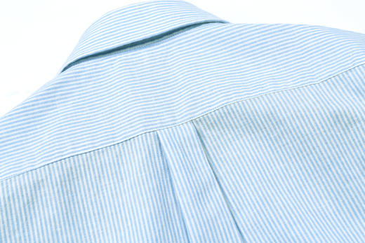 【专柜正品】占姆士男士短袖麻棉薄款格纹条纹男士夏季休闲中青年衬衣 商品图5