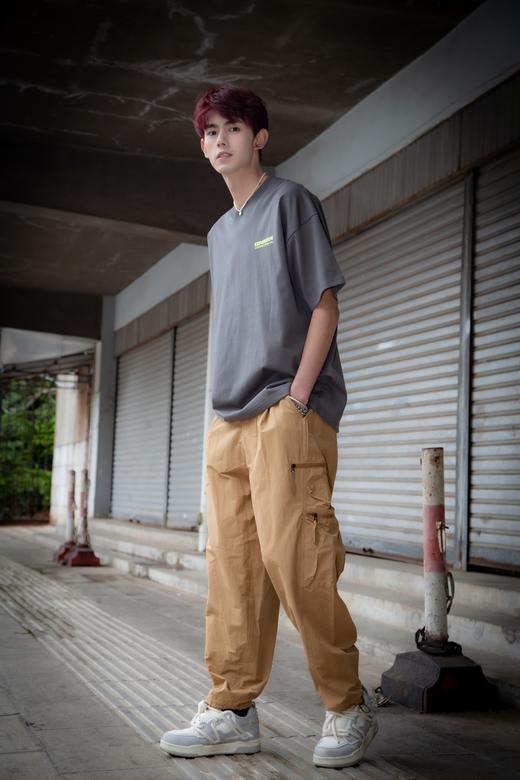 W416312050字母印花短袖T恤 商品图3