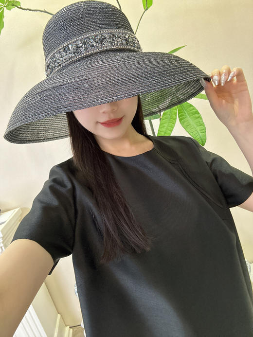 介面夏季帽子合集  孤品放漏~  优雅大气、端庄典雅！好的穿搭少不了一顶高颜值帽子|全脸防晒一帽兼顾~ 商品图1