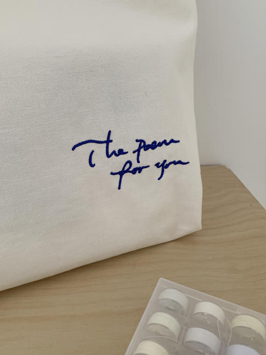 「为你读诗」诗歌环保帆布托特包 商品图11