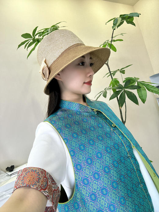 介面夏季帽子合集  孤品放漏~  优雅大气、端庄典雅！好的穿搭少不了一顶高颜值帽子|全脸防晒一帽兼顾~ 商品图4