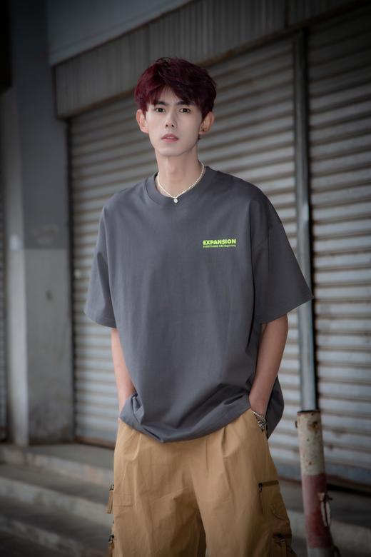 W416312050字母印花短袖T恤 商品图0