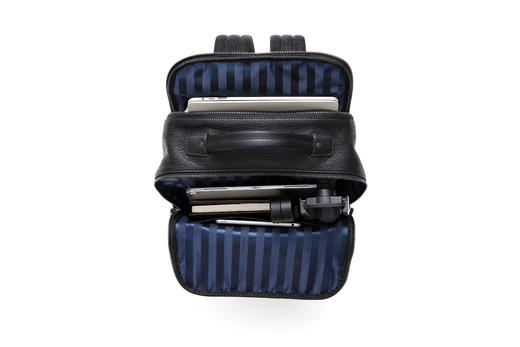 皮尔卡丹男士牛皮双肩包商务 商品图11