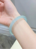 🌈【珀派霖菲天然冰蓝天青冻高冰手镯】 🌟1、独特的细圆条设计，没有传统玉镯的宽厚笨重🎁 商品缩略图2