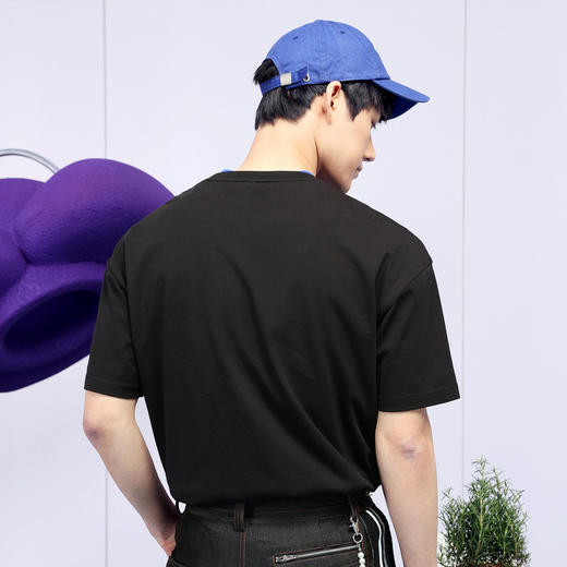 【特价】【柒先生新商务系列】柒牌男士短袖T恤索罗纳圆领上衣薄122T72130 商品图3