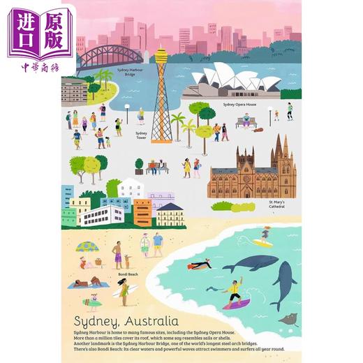 【中商原版】立体指南 地球上的大城市 The Pop-Up Guide Cities Around the World 英文原版 儿童立体书玩具书 科普绘本 精装 商品图3