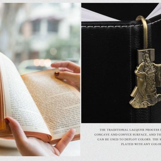 孔子书签金属古典中国风学生用老子孟子墨子庄子书签文创礼品纪念 商品图8