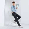 【高弹针织】柒牌休闲长裤男2024春夏新款商务休闲修身男士直筒裤126H71860 商品缩略图3
