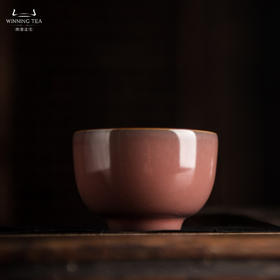 问鼎汝瓷经典款黛蓝萼红精工款敦善杯