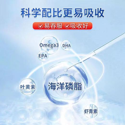 大连辽渔集团S90南极磷虾油凝胶糖果750mg*60粒 纯油型磷脂虾青素 商品图1