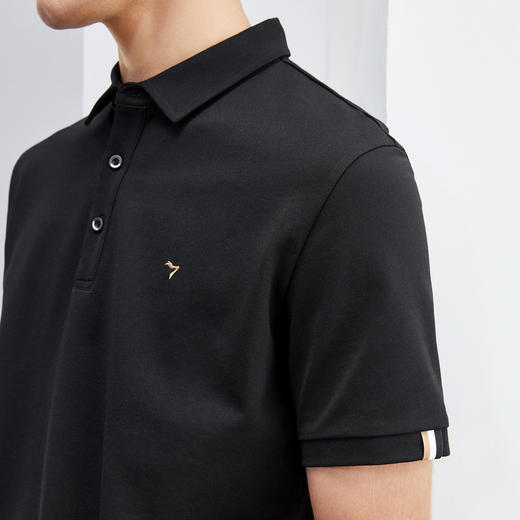 【冰凉丝】柒牌短袖男polo衫夏季新款时尚休闲中青年翻领T恤124T73340 商品图3