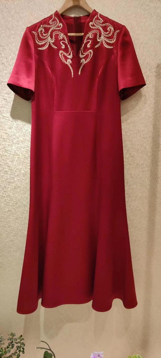 3楼 莱迪雅 醋酸长款礼服 商品图0