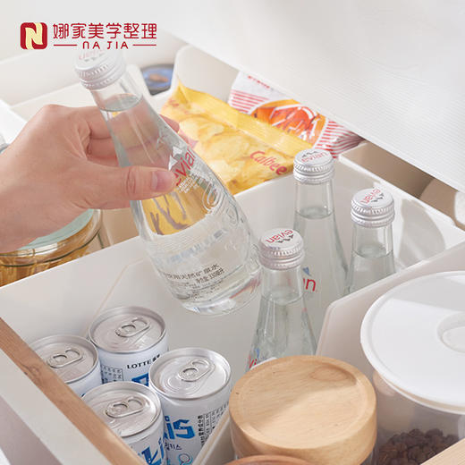 【白色】娜家日式厨房斜平面收纳盒 商品图3
