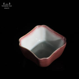 问鼎汝瓷萼红四方杯