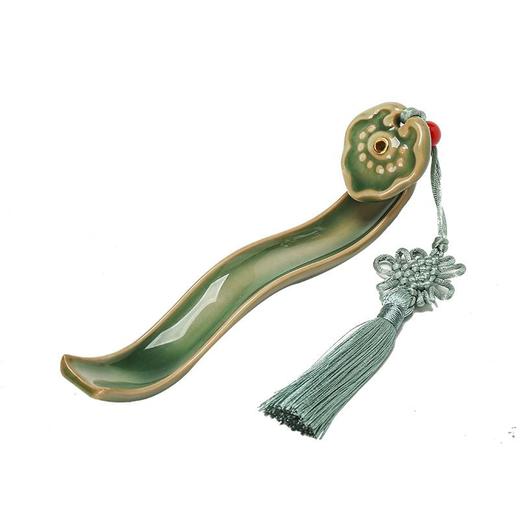 如意线香插 小号如意香座 陶瓷线香炉摆件沉香炉室内家用茶室香薰 商品图4