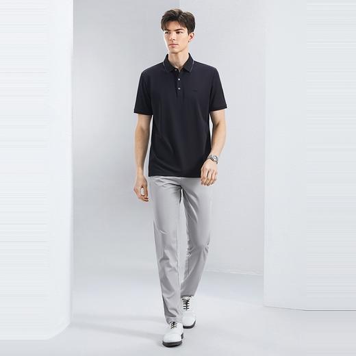 【不变形领】【宾霸】柒牌凉感polo衫短袖男2024夏季新款商务休闲上班翻领上衣126T70330 商品图3