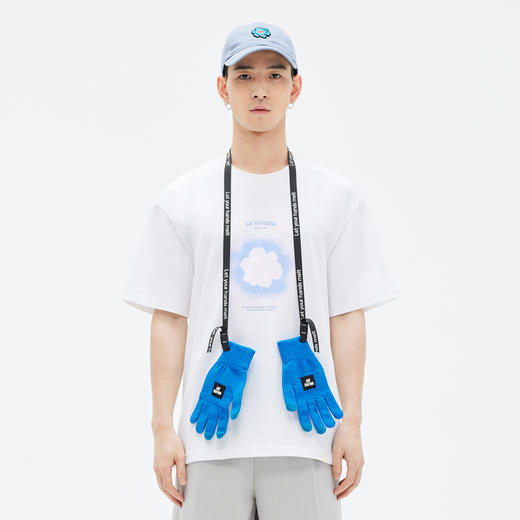 GXG白色微廓圆领短袖T恤GE1440963E 商品图1