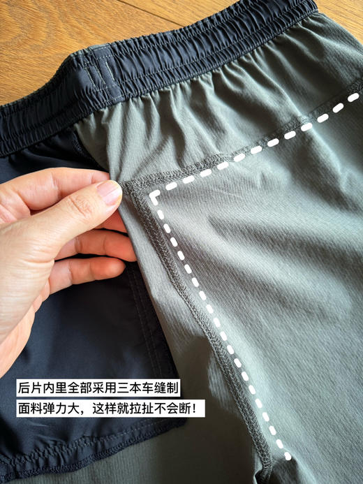 夏日巨推荐--lulu男士速干裤 松紧腰百搭中裤【包邮+三天无理由tui换】 商品图12