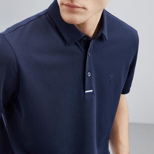 【3A抗菌/2A防螨】柒牌男士polo衫短袖夏装时尚休闲多色翻领T恤衫 124T70040 商品图2