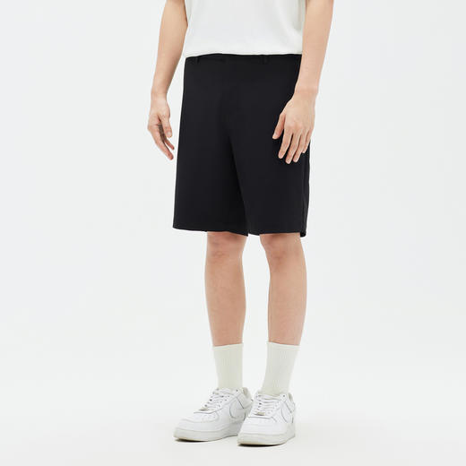 GXG黑色修身短裤GE1221000D 商品图2