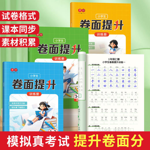 小学生卷面提升练字帖提高卷面分一二三年级练字帖每日一练 商品图2