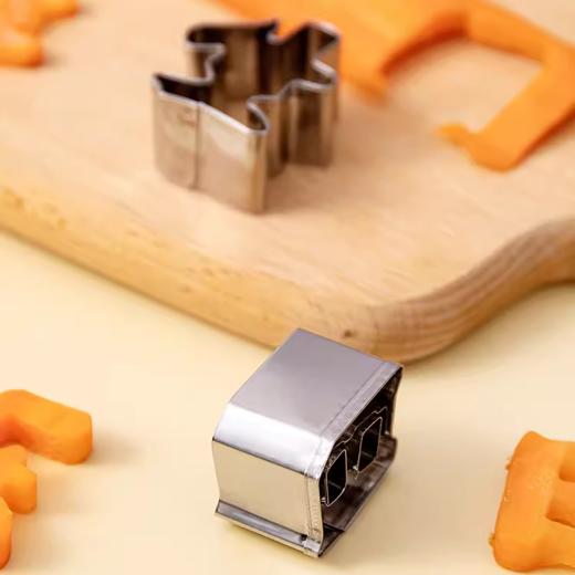 不锈钢切模【生日快乐】刻字模具 家用胡萝卜切字印字造型切模 商品图3