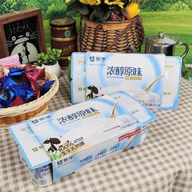 【8.9元/条】蒙牛风浓醇原味酸奶100g*8杯（0401500）