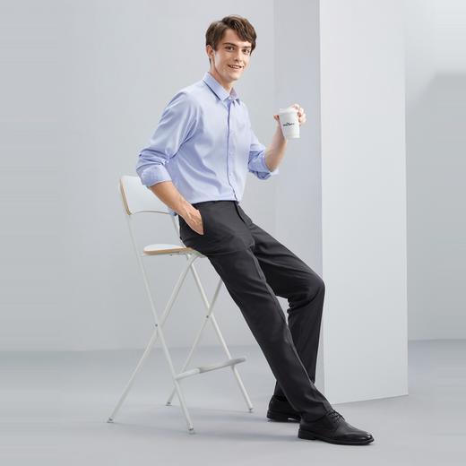 柒牌男装西裤2024春季新款犀牛褶免烫中年男士商务休闲西装长裤子126H72940 商品图3