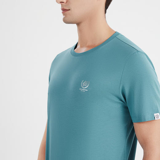 【莫代尔】柒牌男装短袖T恤夏季小老虎休闲潮流圆领体恤122T71760 商品图2