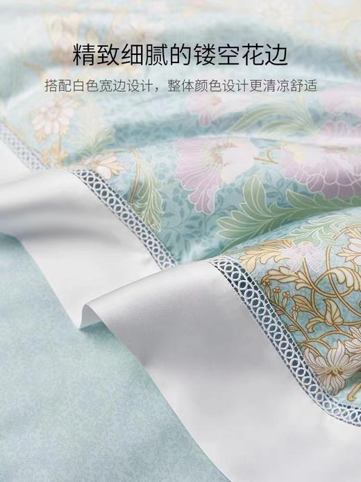 【罗卡芙】B座7F |仙境花园奥地利兰精天丝四件套+仙境花园奥地利兰精天丝/3M新雪丽水洗夏被 商品图4