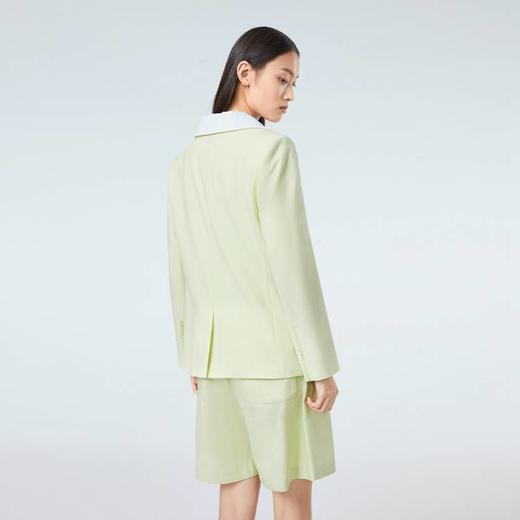 OVV简约时尚镂空织带微弹西服外套 商品图1