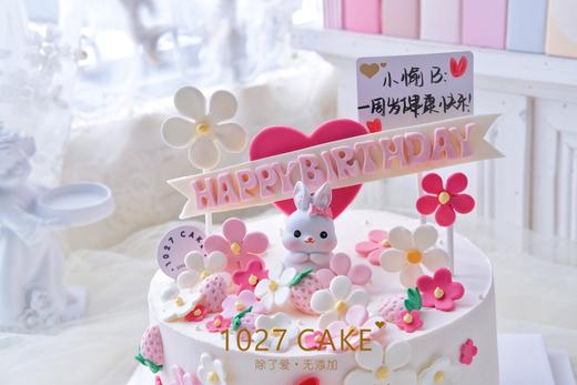 1027CAKE |  周岁 小兔子  翻糖装饰 商品图3