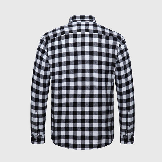 会员专享| 纯棉格子长袖衬衫 商品图3