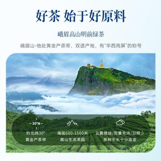 竹叶青牌碧潭飘雪茉莉花茶 100g/盒 商品图2