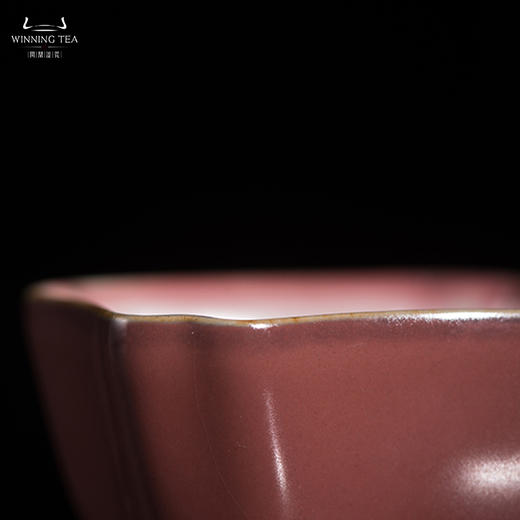 问鼎汝瓷萼红四方杯 商品图1